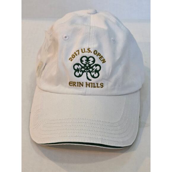 2017 US Open Hat Cap Golf White Erin Hills USGA with Pin. - Picture 1 of 4